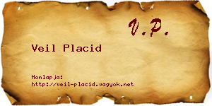 Veil Placid névjegykártya